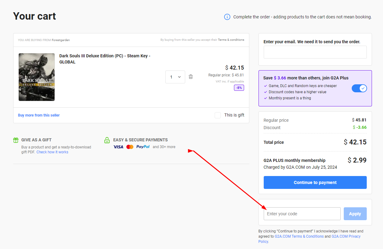 How To Use a G2A Promo Code
